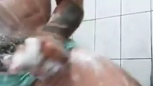 en la ducha