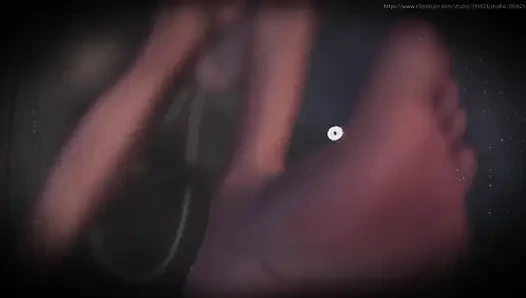 B029 yerde mahsur kaldı, köle kraliçeyi banyo yapıyor. Bakış açısı nesnelleştirme, anal yalama, ayak yalama ve vajinal yalama ağzı