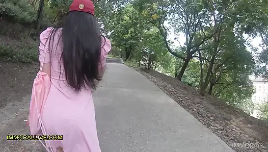 Balon götlü genç kız Dan ve üvey yeğeninden arka arkaya dölleniyor, bella angel bölüm 1