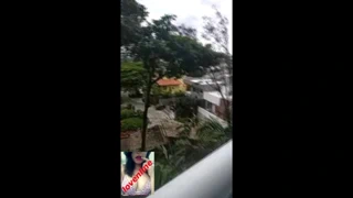 Meydan okuma: otel balkonunda çıplak