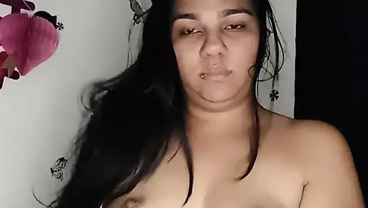 Lezzetli pembe dildomla oynuyorum, gel beni gör