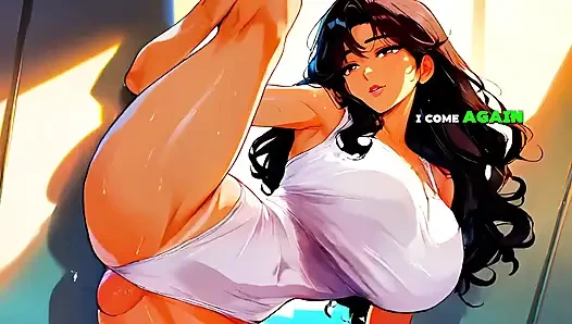 Ateşli İtalyan orta yaşlı seksi kişisel antrenör özel seansta sikiliyor