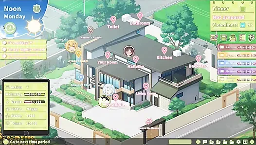 Hentai oyunu - Summer Clover Kasumi misyoner pozisyonunda, memeyle muamele ve domaltarak sert sikiliyor
