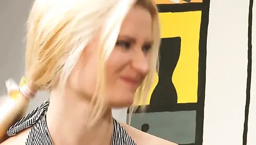 Büyük memeli ham sarışınlar sahne 1_blonde hatun erkeklerin üzerine boşalmasına bayılıyor