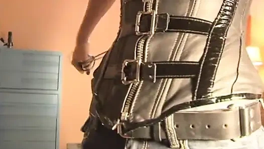 Jeans Domme 2 Corseted Domme Teaches You Cock Bondage