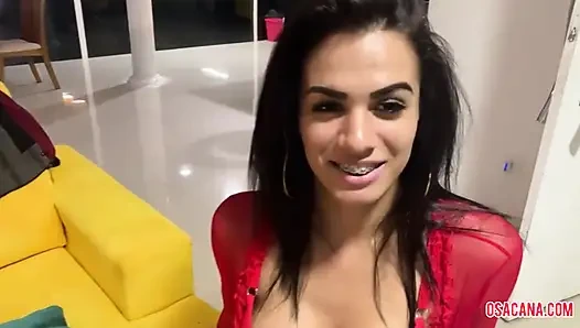 Dövme salonunda götünü yalıyor