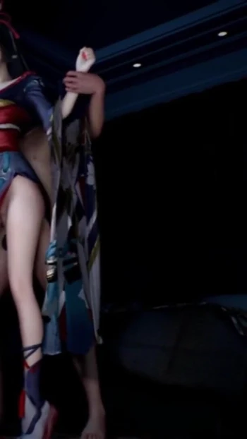 Эпический момент из "Красотка принцесса с большими сиськами и ассасин - хентай, 3D без цензуры V351"