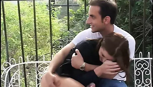 Öğrenci ile ateşli üçlü grup seks götten sikiş