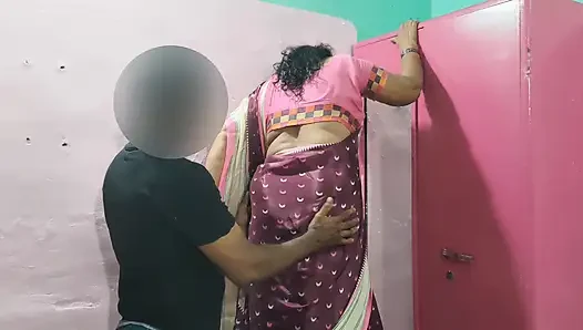 Amateur Desi Stepmom's Hardcore Chair Session with Her Thirsty Stepson - Rough Doggystyle & Creampie