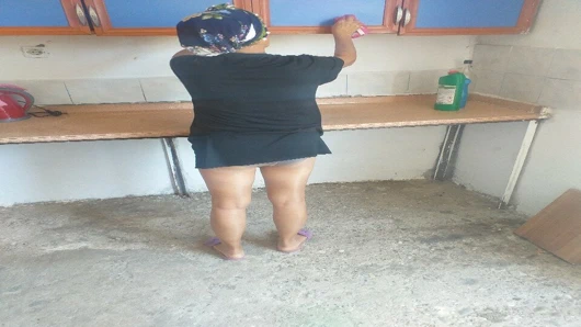 Country house olgun üvey röntgencilik