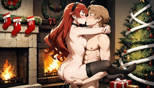 Rudeus ve Eris Boreas Greyrat'ın Noel sikişi