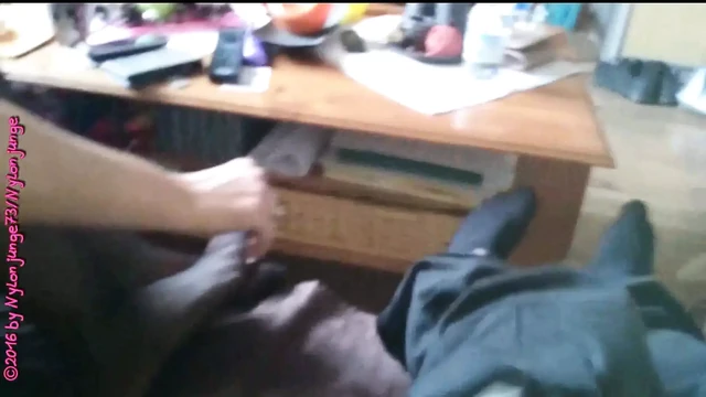 Bilinmeyen naylon masaj ayak eğlencesi