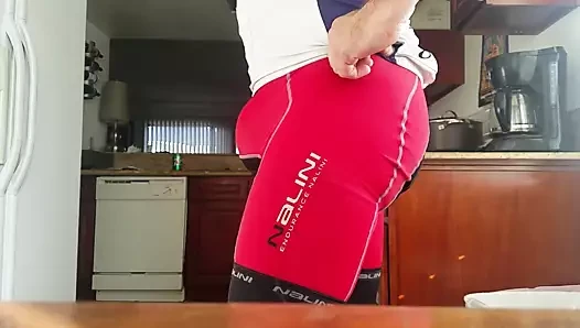 Boğa top şişkinlik spandex adam mamil spandex dev