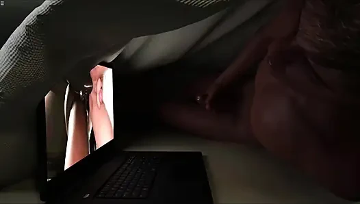 18 Plus Gay Max Watching Porn And Put Flash Light In His Asshole