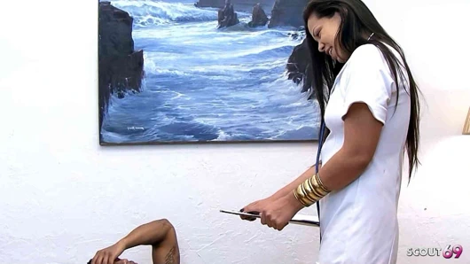 Shy Half Desi Latina Bitch seduce to First Interracial Sex with Black Boy at Nurse Hospital Roleplay