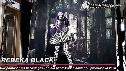 386-sahne arkası fotoğraf çekimi Rebeka Black - yetişkin