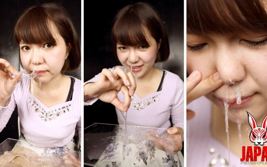 Kalın, tuzlu, şeffaf: yuzu shinkawa'nın bakış açısındaki sümük yakın çekim