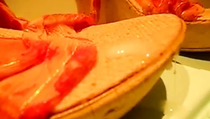 Evli kadın ayakkabı schuhes topuklu mastürbasyon yapıyor