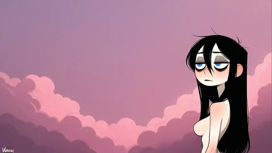 Depressed Hentai Anime Girlfriend Always Says Yes (Blowjob, Cowgirl, Missionary, Doggy, Cumshot)