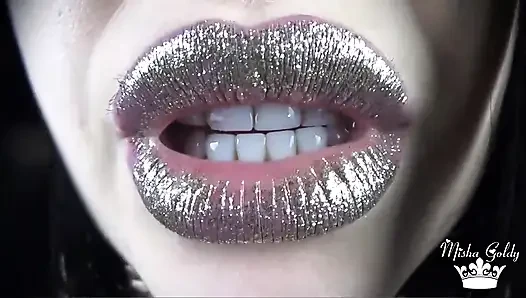 Büyük parlak dudaklarım için pop: boşalma geri sayım!