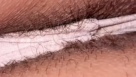 Uykulu evli kadın kıllı göt