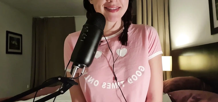Innocent german Schoolgirl masturbating for you (ASMR JOI)