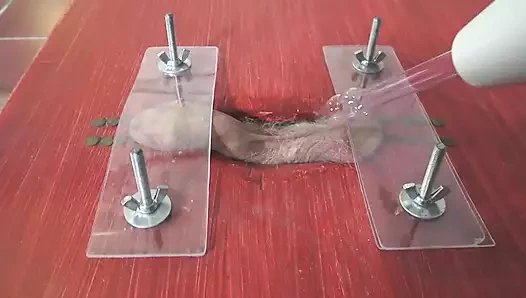 Güçlü yarak ve topuk cezası ile yüksek topuk ezme!