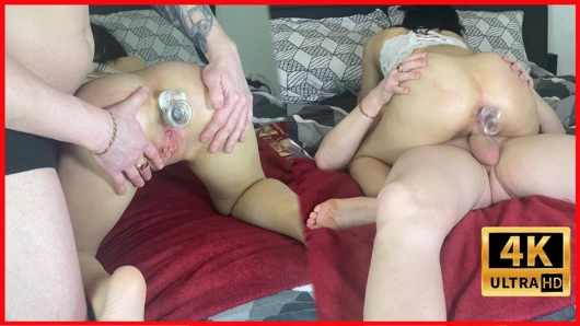 18 yaşındaki genç şeffaf horoz ile dped!