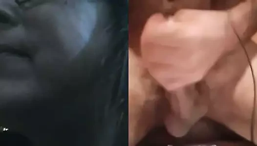 Web kamerasında yüze boşalma