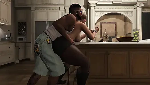 Gta v Amanda Franklin'i Michael'ın evine alıyor (bölüm 2)