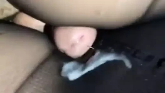 Cum içinde külotlu çorap 2