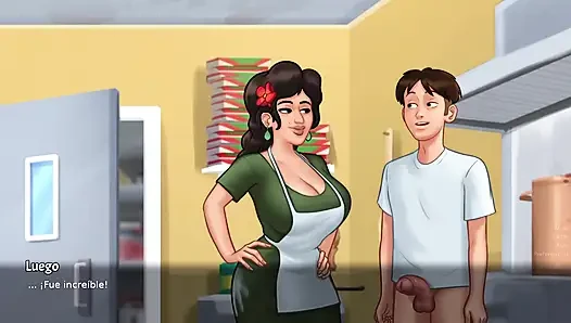 Yaz mevsimi efsanesi Maria karakteriyle yeni sahneler +18 porno oyunu