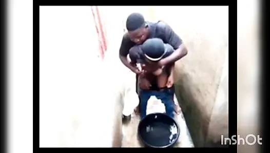 Bir köşede Afrikalı seks