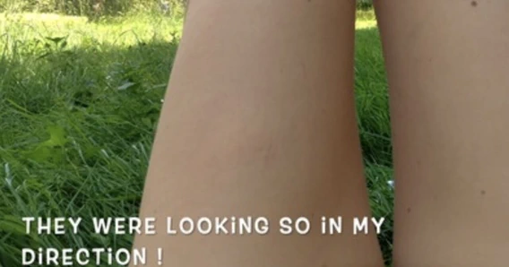 Halkın içinde çıplak bronzlaşırken yakalandım