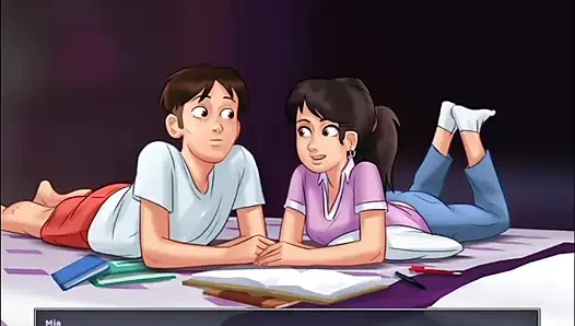 Odada ders çalışırken güzel arkadaşını sikiyor