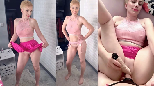 Pembe tanklı ateşli karım ve ben