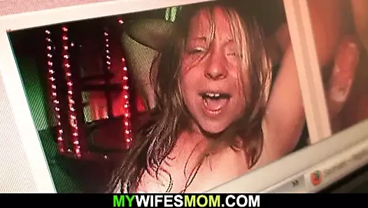 Sıcak damızlık sikikleri çok eski sıska kayınvalidesi