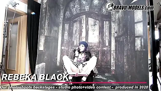 386-sahne arkası fotoğraf çekimi Rebeka Black - yetişkin