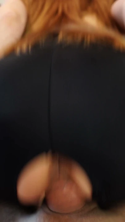 I'm fucking her pussy through a hole in her shorts. She loves it when I fuck her hard. | Clip 1