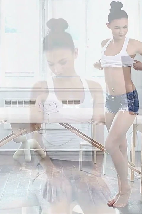 Albina için vücut ve amcık masajı