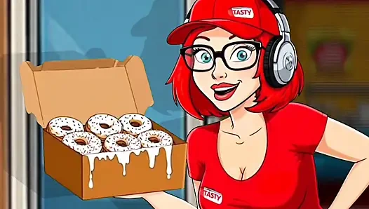 Bir sürprizle kremalı çörekler. Hentai Çizgi Film