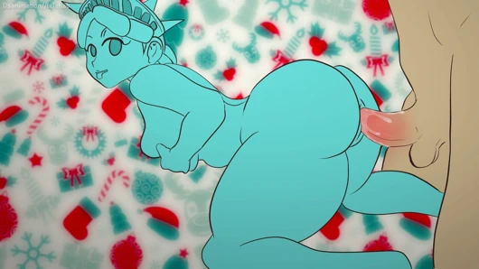 Hentai Özgürlük Heykeli 2d (çizgi film) porno anime