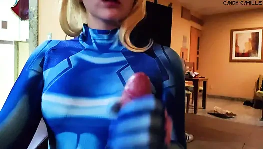 Samus sana gerçek bir sakso çekiyor