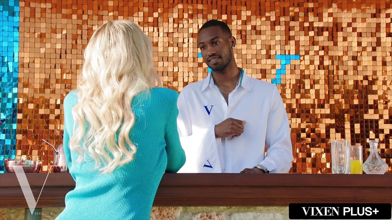 Vixenplus orta yaşlı seksi kadın Brandi Hotel Vixen'de 2 büyük zenci yarağı alıyor