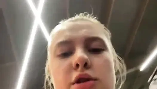 Horny girl fucking in public Gym