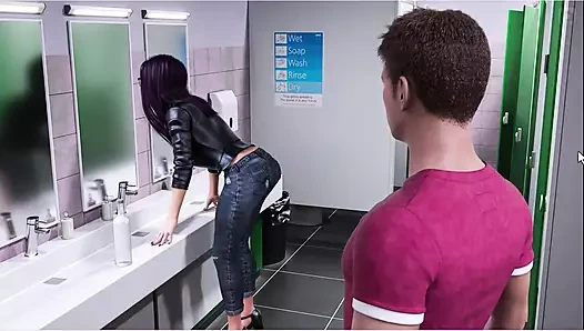 Sunville'in orta yaşlı seksi kadın #25 - Sophie ve Johannes birlikte duş aldı ... Johannes ve Clyde sohbet etti ... Emma Johannes'e sakso çekti