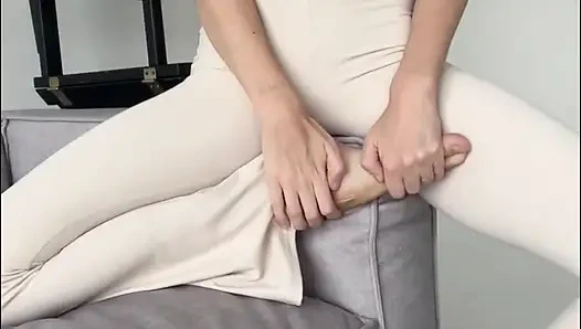 Mükemmel ev yogası - dar taytlı göt - seksi tanrıça