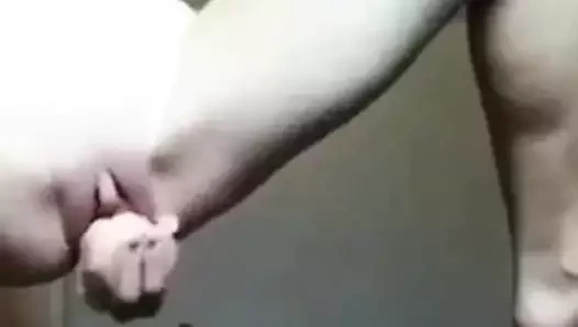 Sıska yapay penis kahrolası kız