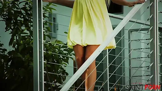 Riley Evans erkeği işe gitmeden önce sikiliyor