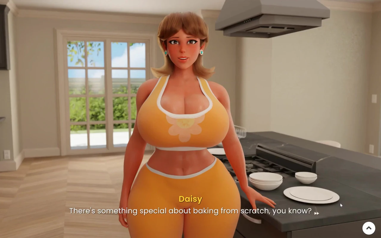 Mansion Days TABOO Hentai Game Ep.2 CAUGHT with a HUGE BONER by my STEP MOM in the kitchen !
